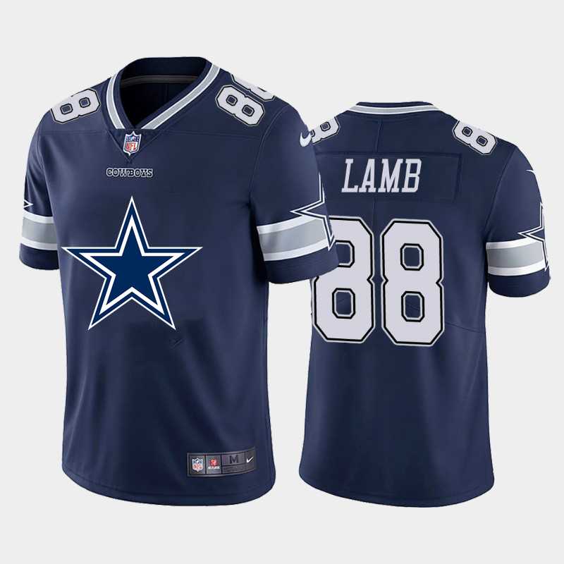 Nike Cowboys 88 Ceedee Lamb Navy Big Logo Number Vapor Untouchable Limited Jersey,We sell and wholesale Nike Cowboys 88 Ceedee Lamb Navy Big Logo Number Vapor Untouchable Limited Jersey on line form chian!